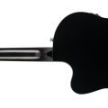 Fender CN-140SCE Nylon Thinline, Walnut Fingerboard, Black w/case