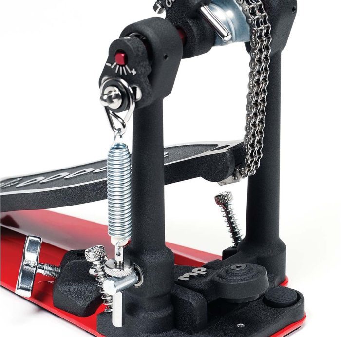 Dw DWCP5000AH4 - 5000 Series Accelerator Single Chain, Narrow Footboard Single BD Pedal with Bag