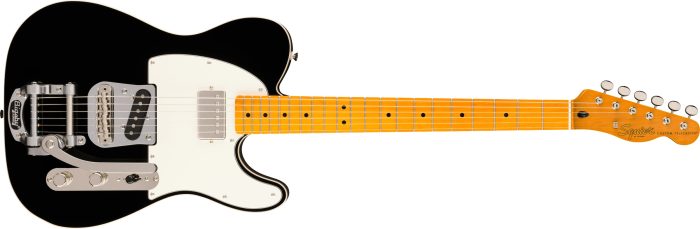 Squier Classic Vibe™ Custom Telecaster SH with Bigsby, Maple Neck, Parchment Pickguard, Black