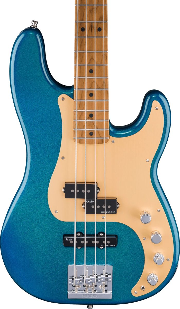 Fender Limited Edition American Ultra II Precision Bass, Roasted Maple Fingerboard, Aurora