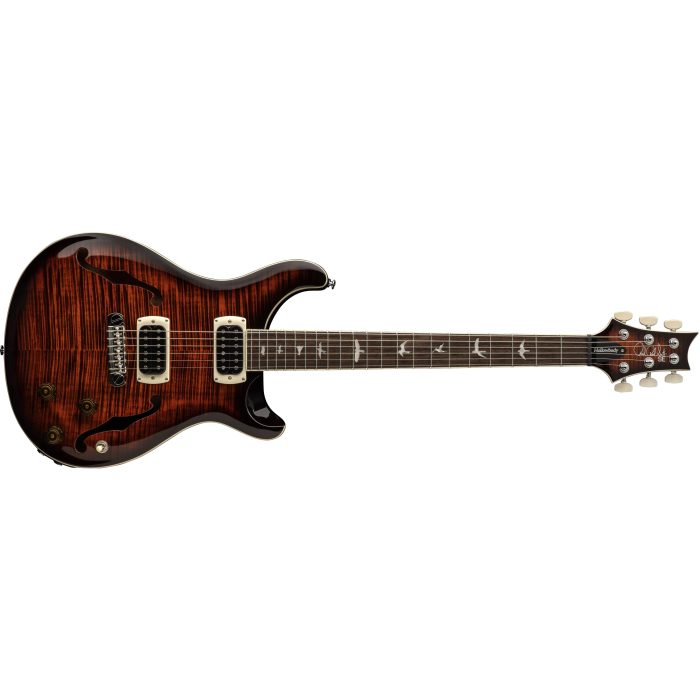Prs Hollowbody 1 Piezo Orange Tiger Smokeburst