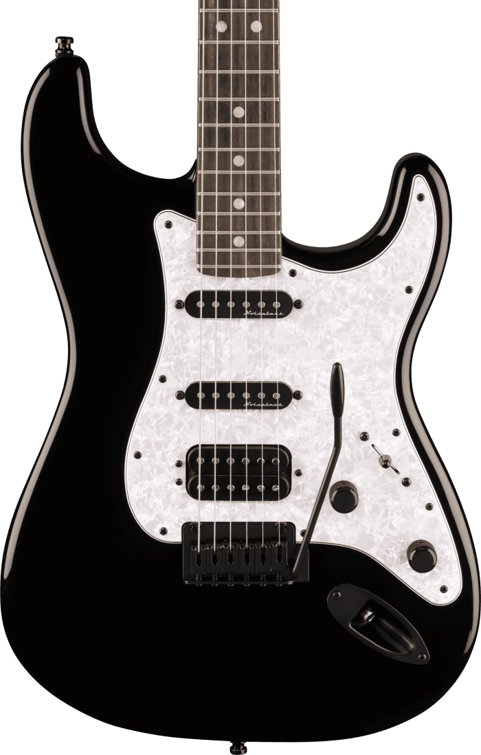 Fender Limited Edition Player Fusion Stratocaster HSS, Ebony Fingerboard, Black