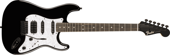 Fender Limited Edition Player Fusion Stratocaster HSS, Ebony Fingerboard, Black