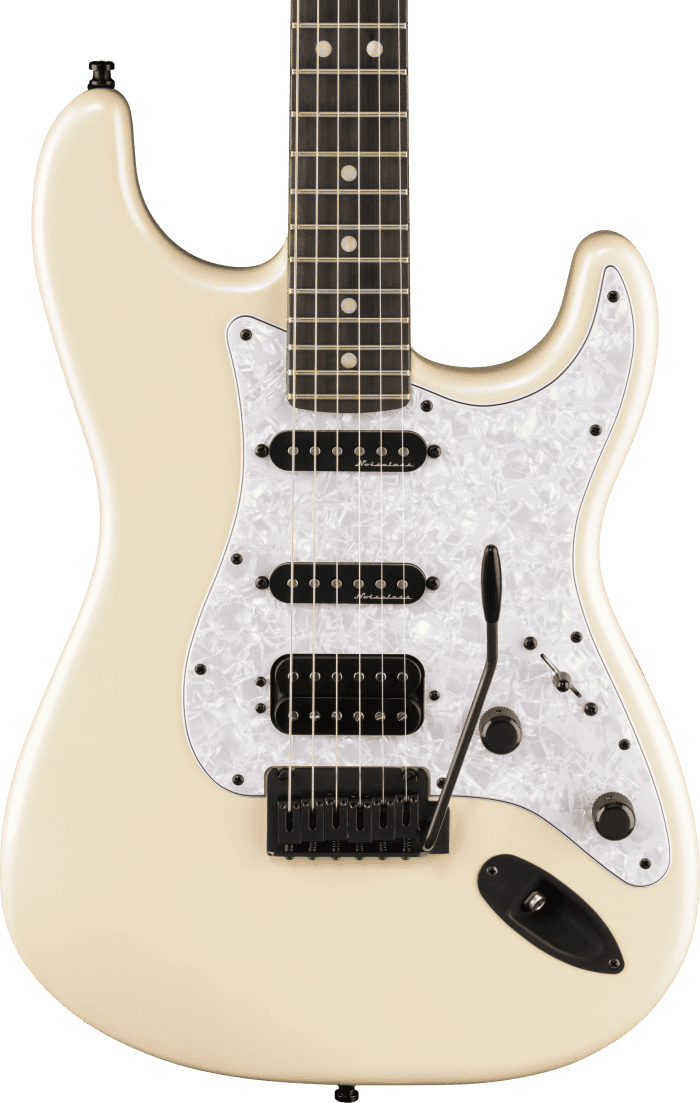 Fender Limited Edition Player Fusion Stratocaster HSS, Ebony Fingerboard, Olympic Pearl