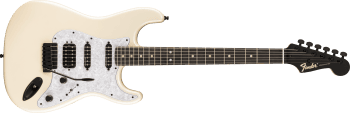 Fender Limited Edition Player Fusion Stratocaster HSS, Ebony Fingerboard, Olympic Pearl