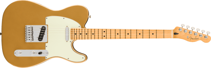 Fender 75th Anniversary Player II Telecaster, Maple Fingerboard, Aztec Gold