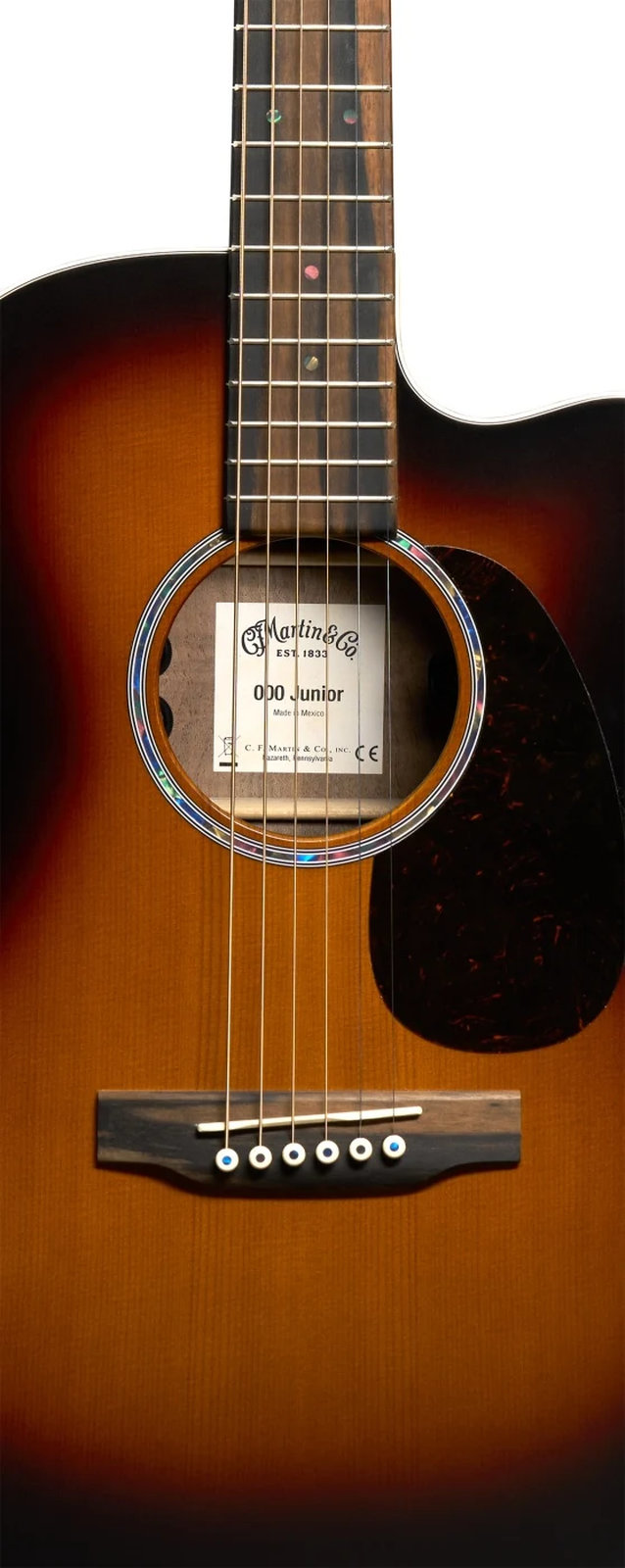 Martin 000C JR E Walnut Burst