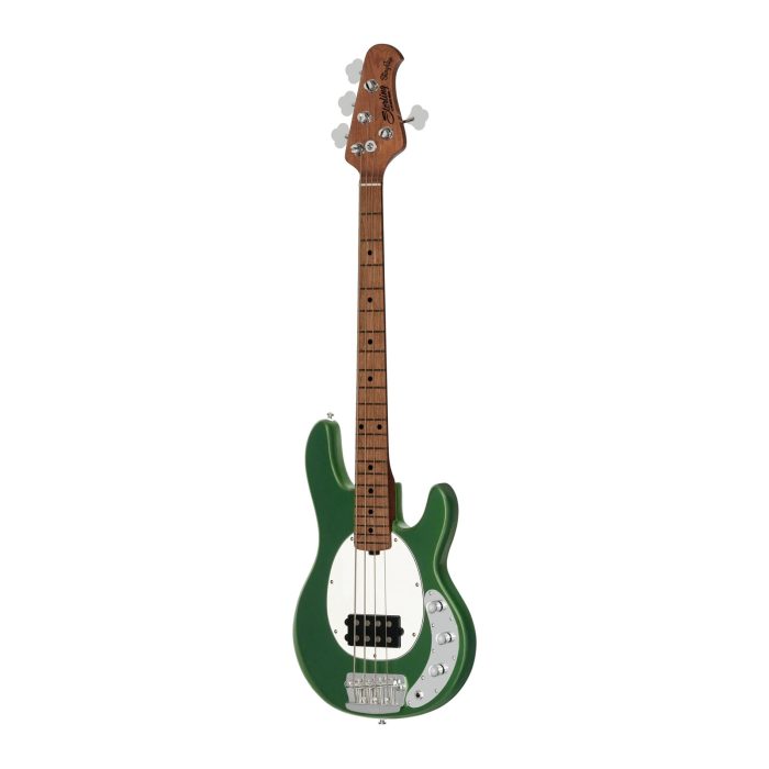 Sterling By Music Man RAYSS4 Short Scale Charging Green