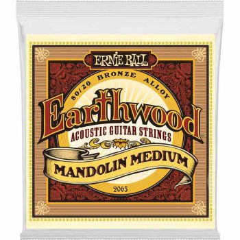 Ernie-Ball Eb-2065 Earthwood 80/20 Bronze Mandolin Loop End Med