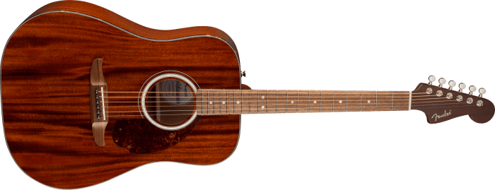Fender California Deluxe Redondo Mahogany, Walnut Fingerboard, Natural