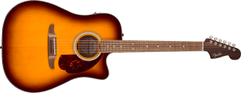 Fender California Deluxe Redondo CE, Walnut Fingerboard, Honey Sunburst