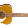 Fender California Deluxe Monterey E, Ivory Pickguard, Aztec Gold