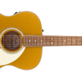 Fender California Deluxe Monterey E, Ivory Pickguard, Aztec Gold