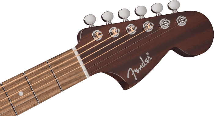 Fender California Deluxe Monterey E, Ivory Pickguard, Aztec Gold