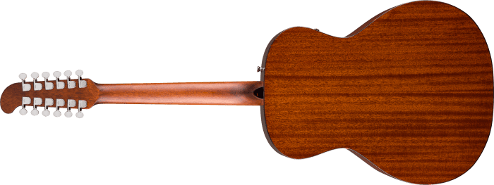 Fender California Deluxe Villager E, Walnut Fingerboard, Honey Sunburst