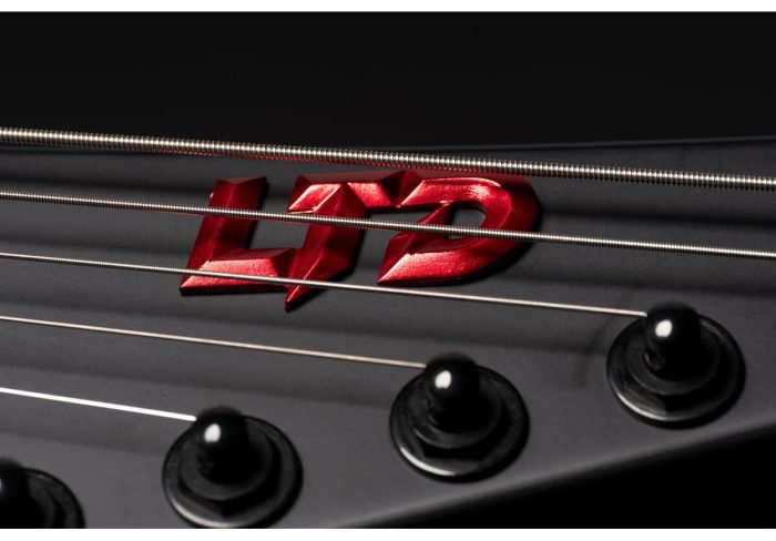 Ltd M-7Ht Baritone Black Metal Ii M Series Guitars