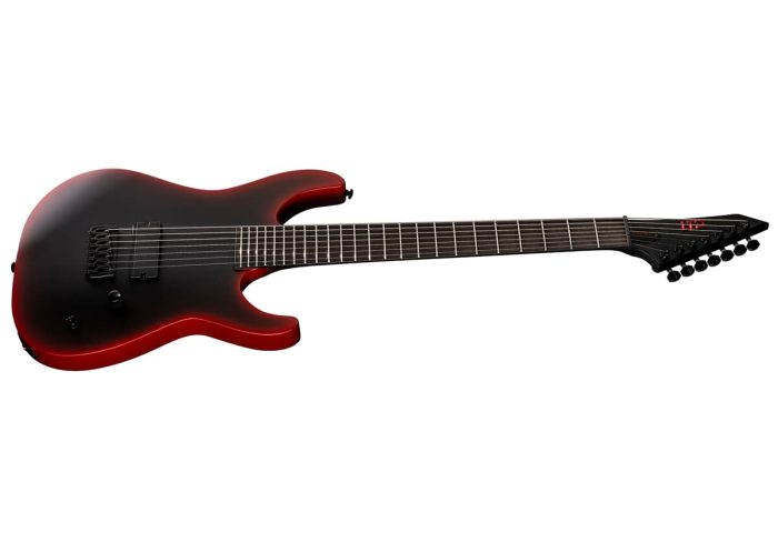 Ltd M-7Ht Baritone Black Metal Ii M Series Guitars
