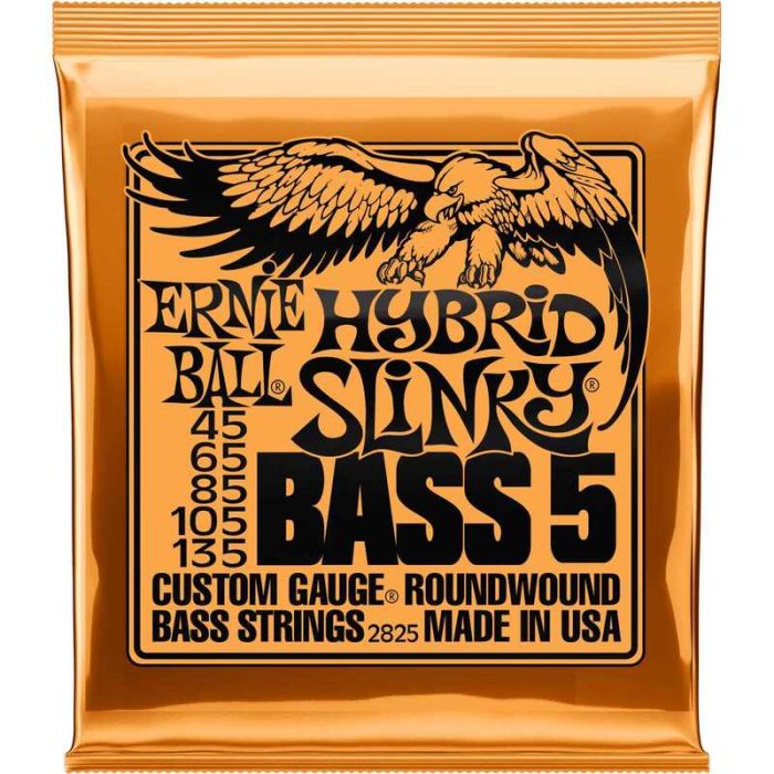 Ernie-Ball Eb-2825 5-String Bass Hybrid Slinky Nickel